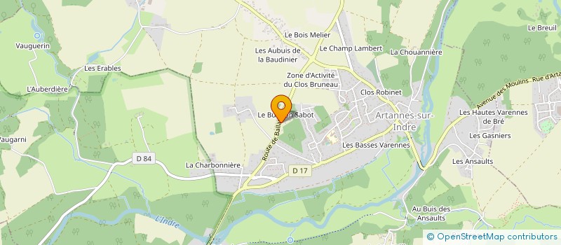 localisation de l'entreprise MONSIEUR DRAGAN MARIC à ARTANNES-SUR-INDRE
