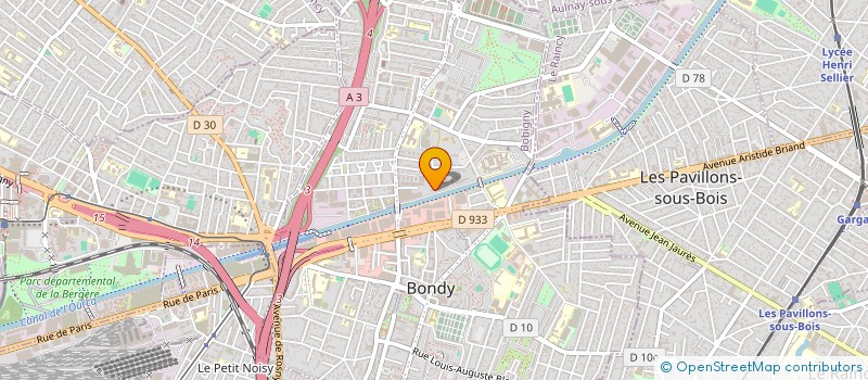 localisation de l'entreprise MONSIEUR DRAGAN MILANOVIC  BONDY