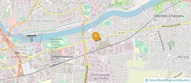 localisation de l'entreprise MONSIEUR DRAGAN RASOVIC  BRON