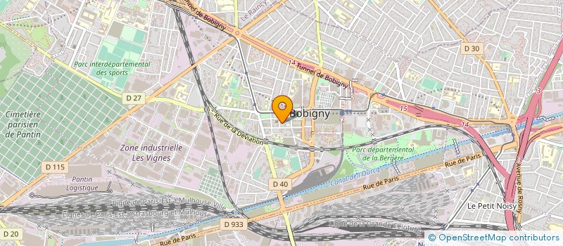 localisation de l'entreprise MONSIEUR DRAGAN STEFANOVIC  BOBIGNY