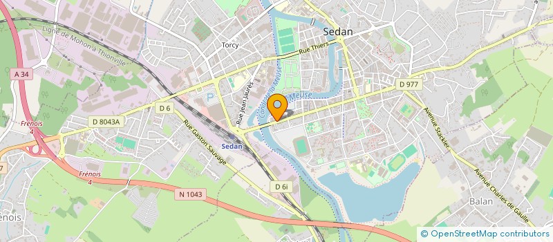 localisation de l'entreprise MONSIEUR DRAGI PAVLON à SEDAN