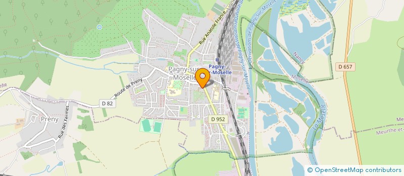 localisation de l'entreprise MONSIEUR DRAGIC ALEKSIC à PAGNY-SUR-MOSELLE