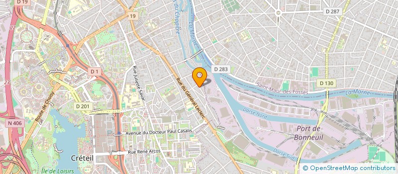 localisation de l'entreprise MONSIEUR DRAGISA MIHAJLOVIC  CRETEIL