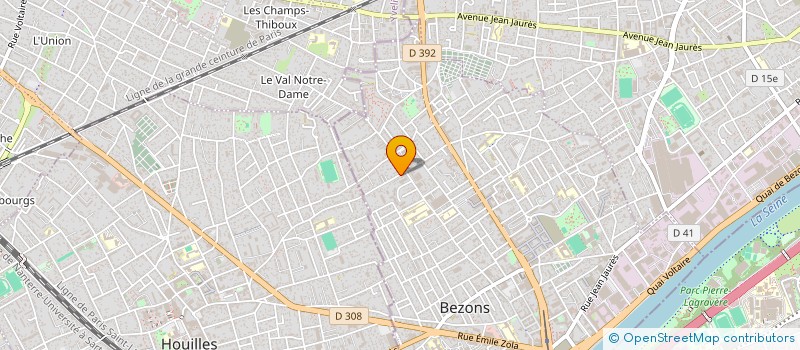localisation de l'entreprise MONSIEUR DRAGOLUB CUKIC à BEZONS