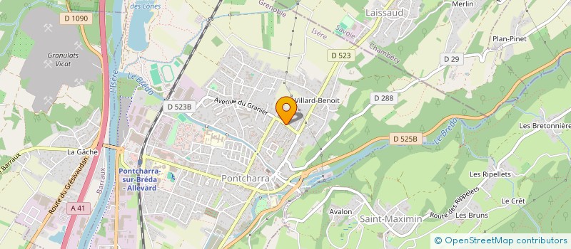 localisation de l'entreprise MONSIEUR DRAGOMIR DRAGOMIR  PONTCHARRA