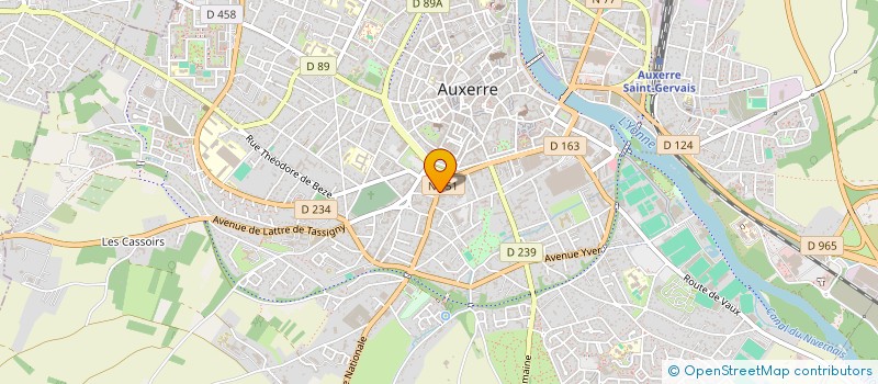 localisation de l'entreprise MONSIEUR DRAGOMIR VARGA à AUXERRE