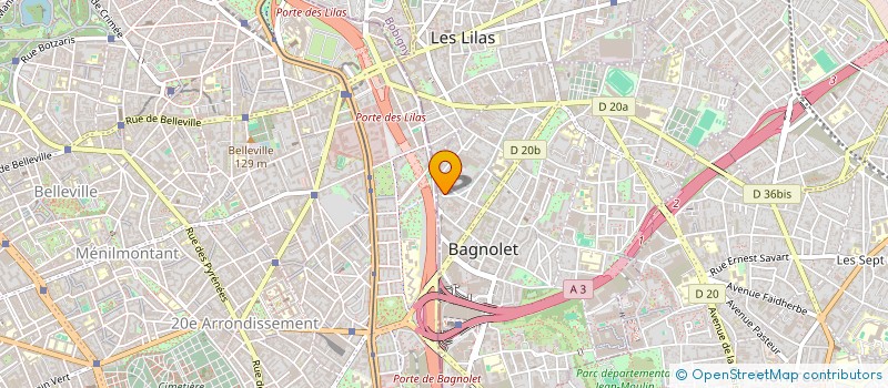 localisation de l'entreprise MONSIEUR DRAGOS AMARII à BAGNOLET