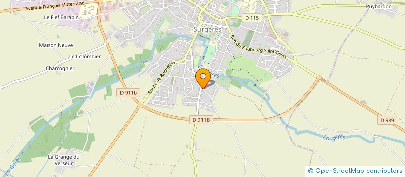 localisation de l'entreprise MONSIEUR DRAGOS CATALIN POPESCU  SURGERES