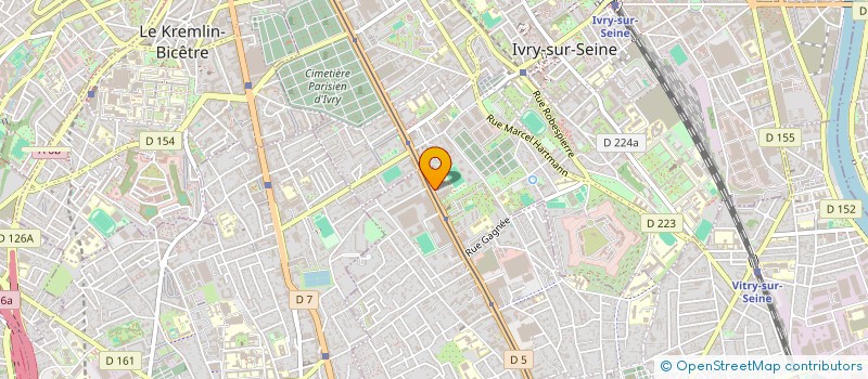 localisation de l'entreprise MONSIEUR DRAGOS CAZAC  IVRY-SUR-SEINE