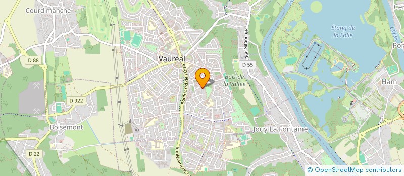 localisation de l'entreprise MONSIEUR DRAGOS-CONSTANTIN TAMIIANU  VAUREAL