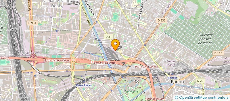 localisation de l'entreprise MONSIEUR DRAGOS-ION IORDACHE  AUBERVILLIERS