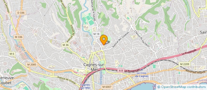 localisation de l'entreprise MONSIEUR DRAGOS JEPU  CAGNES-SUR-MER