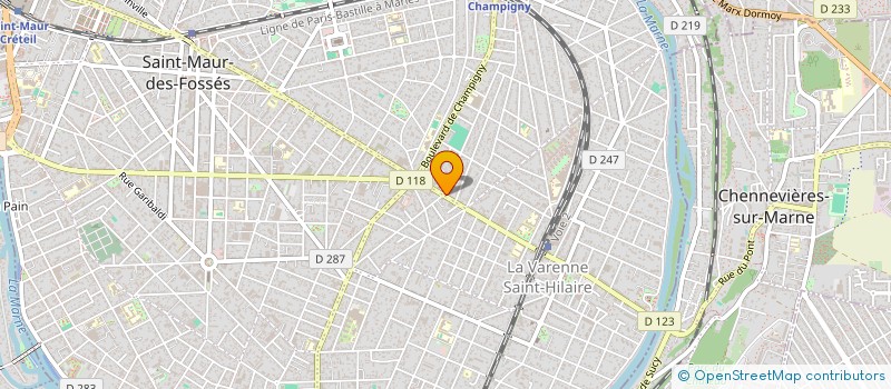 localisation de l'entreprise MONSIEUR DRAGOS POPESCU  SAINT-MAUR-DES-FOSSES