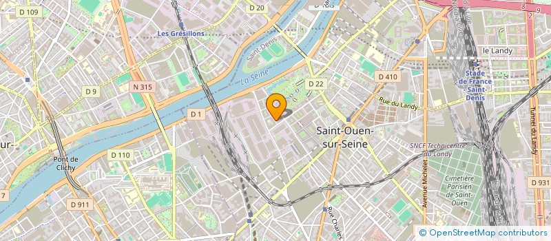 localisation de l'entreprise MONSIEUR DRAGOS SCHENKEL à SAINT-OUEN-SUR-SEINE