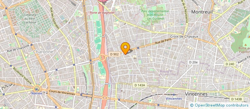 localisation de l'entreprise MONSIEUR DRAMANE BACHILY à MONTREUIL