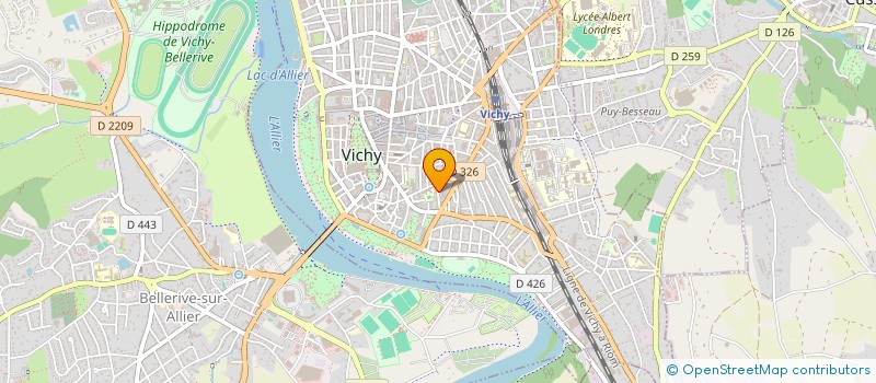 localisation de l'entreprise MONSIEUR DRAMANE BAKAYOKO à VICHY