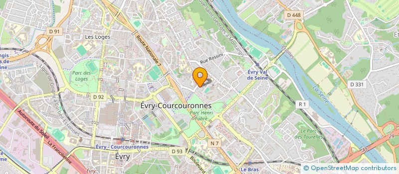 localisation de l'entreprise MONSIEUR DRAMANE CALOGA à EVRY-COURCOURONNES