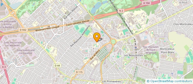 localisation de l'entreprise MONSIEUR DRAMANE KANOUTE à AULNAY-SOUS-BOIS