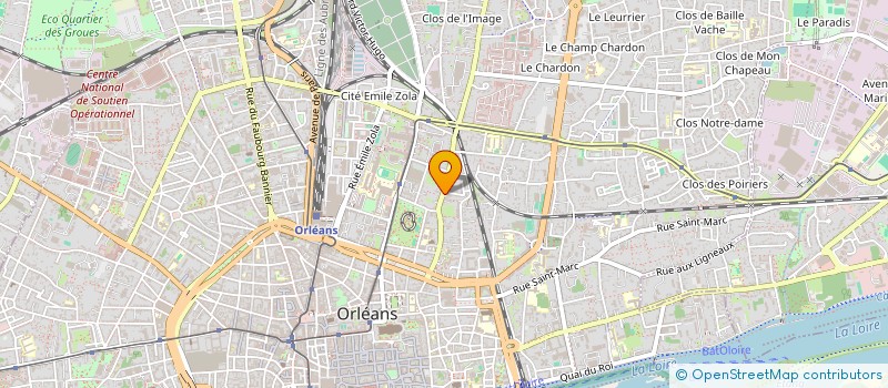 localisation de l'entreprise MONSIEUR DRAMANE KEITA  ORLEANS