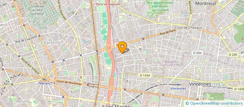 localisation de l'entreprise MONSIEUR DRAMANE SAKHO à MONTREUIL