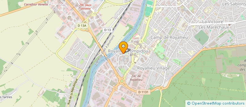 localisation de l'entreprise MONSIEUR DRAMANE TRAORE à COMPIEGNE