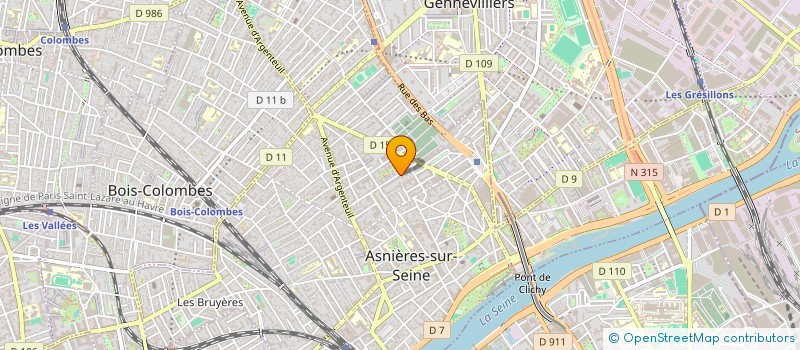 localisation de l'entreprise MONSIEUR DRAMANE YEO à ASNIERES-SUR-SEINE