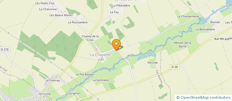 localisation de l'entreprise MONSIEUR DRASYK BELLENCONTRE à LA CHAPELLE-VIEL