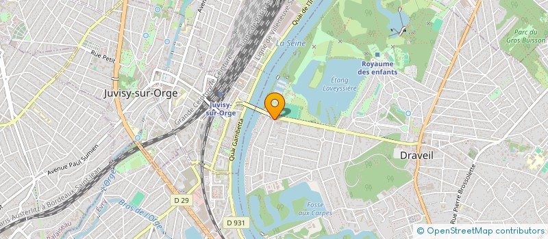 localisation de l'entreprise MONSIEUR DRAVEIL DUNE à DRAVEIL