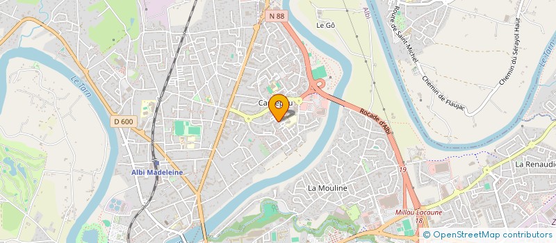 localisation de l'entreprise MONSIEUR DRAVEN CADEAC à ALBI