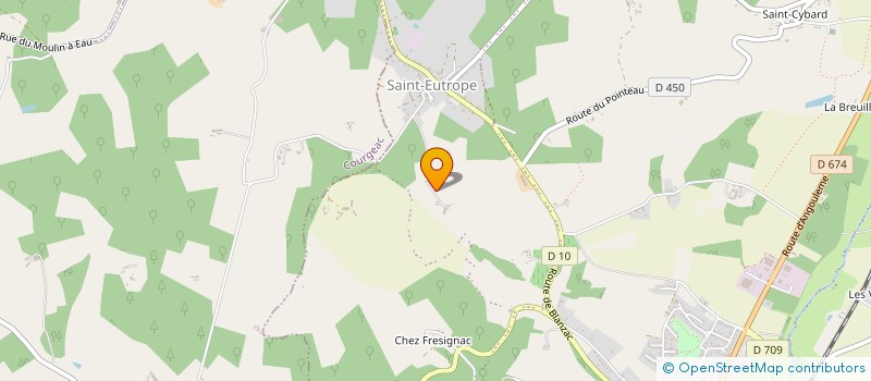 localisation de l'entreprise MONSIEUR DREW JACKSON à COURGEAC