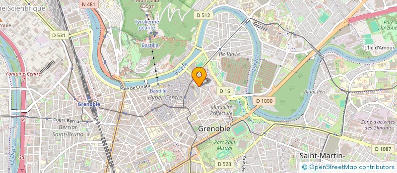 localisation de l'entreprise MONSIEUR DRIF ZERIDA à GRENOBLE