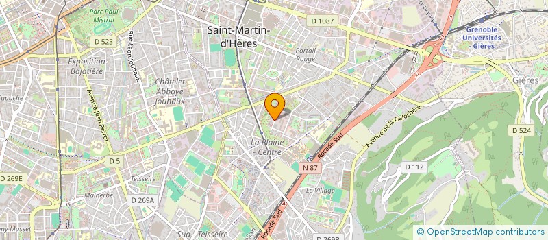 localisation de l'entreprise MONSIEUR DRILON HYSENI  SAINT-MARTIN-D'HERES