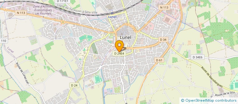 localisation de l'entreprise MONSIEUR DRIS BAHRI  LUNEL