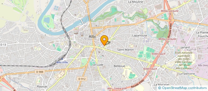 localisation de l'entreprise MONSIEUR DRIS BEN MOUSSI à ALBI