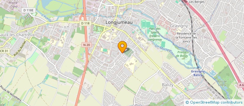 localisation de l'entreprise MONSIEUR DRIS BOUAZZA à LONGJUMEAU