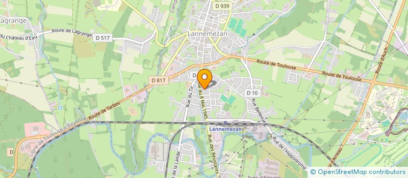 localisation de l'entreprise MONSIEUR DRIS TAREB  LANNEMEZAN