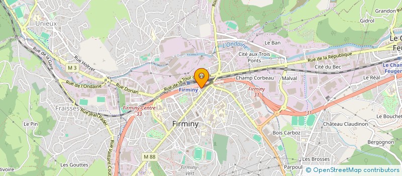 localisation de l'entreprise MONSIEUR DRIS ZEGHOUDI à FIRMINY