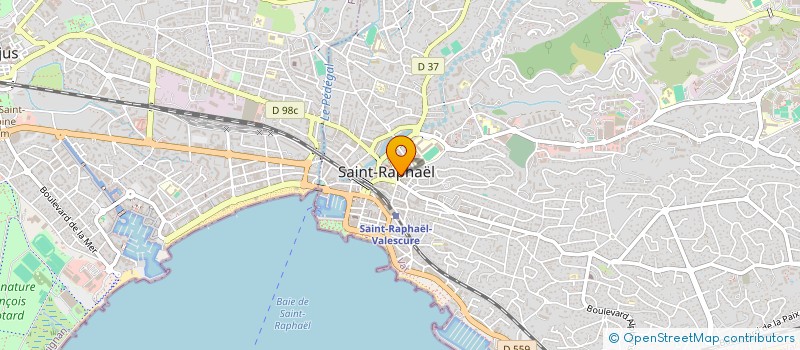 localisation de l'entreprise MONSIEUR DRISE HAMED à SAINT-RAPHAEL