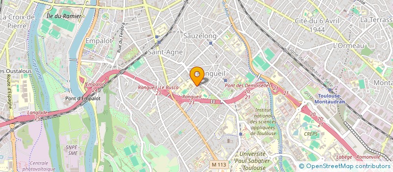localisation de l'entreprise MONSIEUR DRISS ABOUNIDANE  TOULOUSE