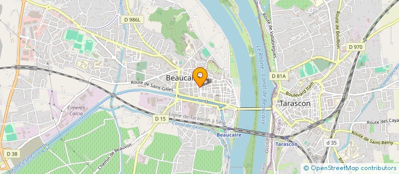localisation de l'entreprise MONSIEUR DRISS AKAU  BEAUCAIRE