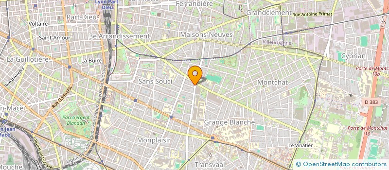 localisation de l'entreprise MONSIEUR DRISS AKEB  LYON