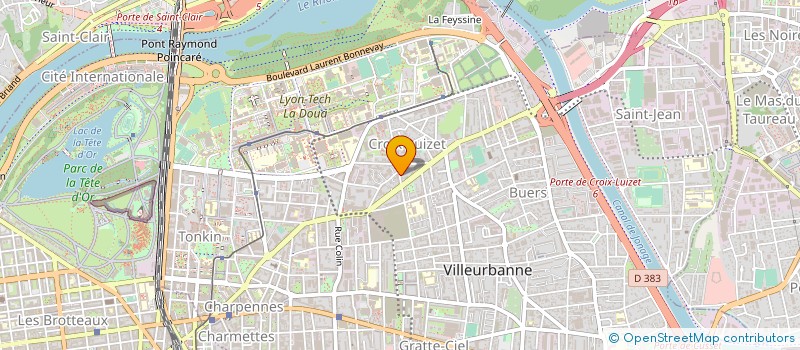 localisation de l'entreprise MONSIEUR DRISS ALYOU  VILLEURBANNE