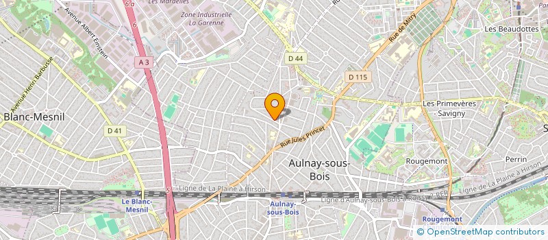 localisation de l'entreprise MONSIEUR DRISS BELAYACHI à AULNAY-SOUS-BOIS
