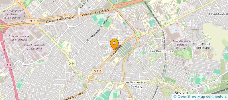 localisation de l'entreprise MONSIEUR DRISS BELAZIZ  AULNAY-SOUS-BOIS