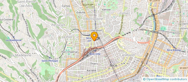 localisation de l'entreprise MONSIEUR DRISS BELHADJ  NICE