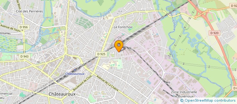 localisation de l'entreprise MONSIEUR DRISS BELHADRI à CHATEAUROUX