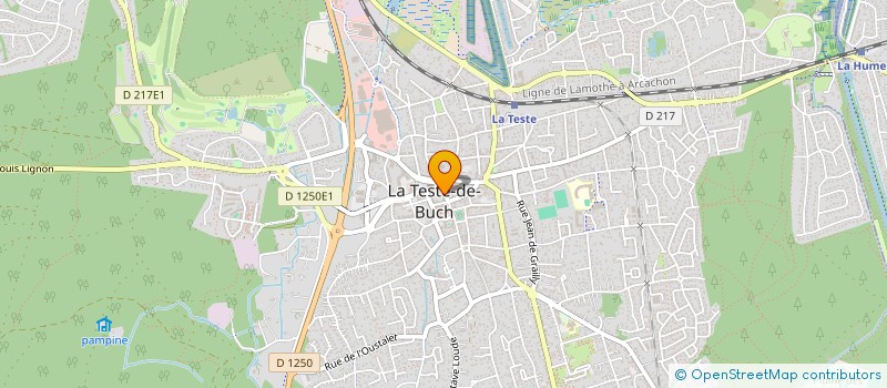 localisation de l'entreprise MONSIEUR DRISS BEN AMEUR ERMEL à LA TESTE DE BUCH