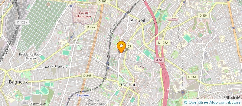 localisation de l'entreprise MONSIEUR DRISS BEN MOUMEN à ARCUEIL