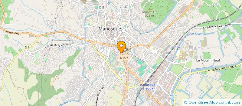 localisation de l'entreprise MONSIEUR DRISS BENATTIA à MANOSQUE