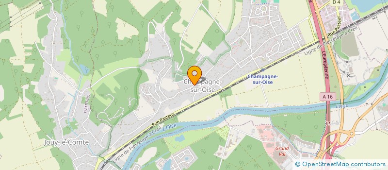 localisation de l'entreprise MONSIEUR DRISS BENBEZTOUT  CHAMPAGNE-SUR-OISE